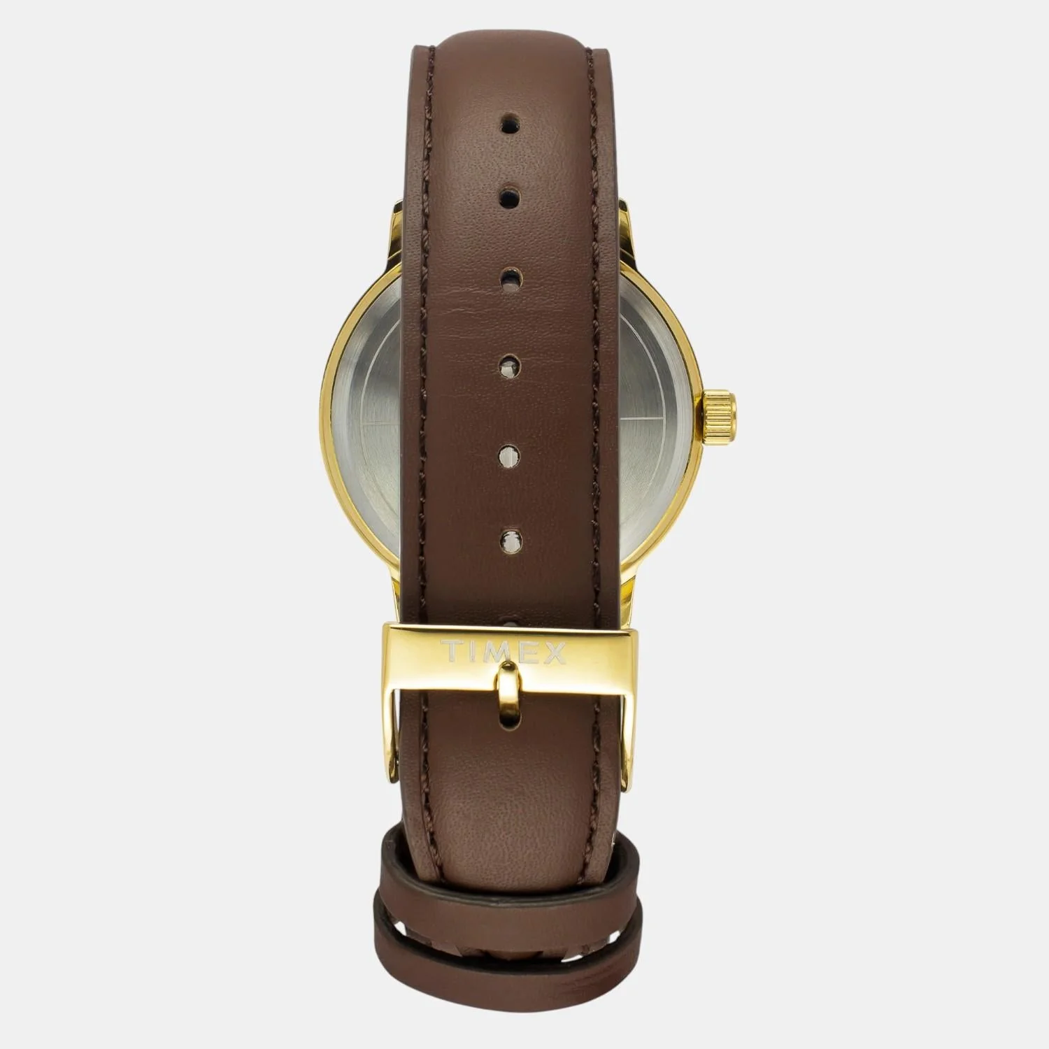 Fashion Men Quartz White Dial Analog Leather Watch TWEG25401 - Image 5