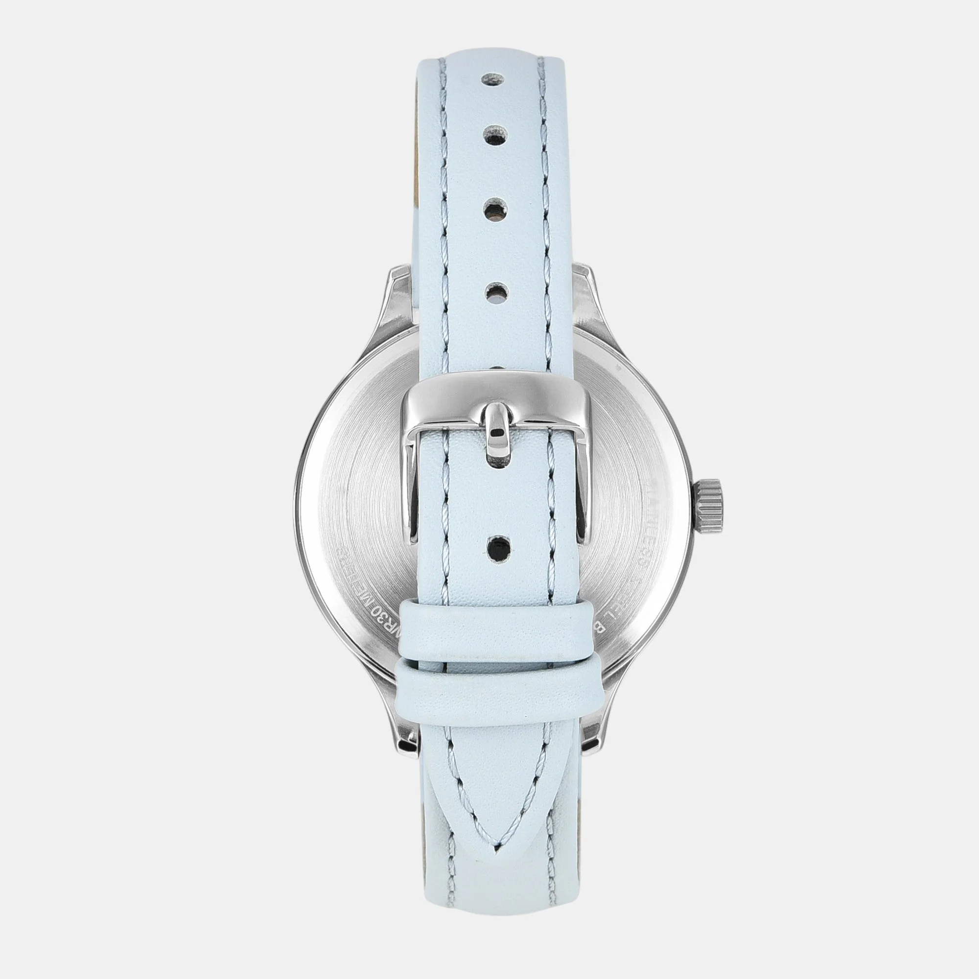 Fashion Women Quartz Blue Dial Multi-Function Leather Watch TWEL14821 - Image 6