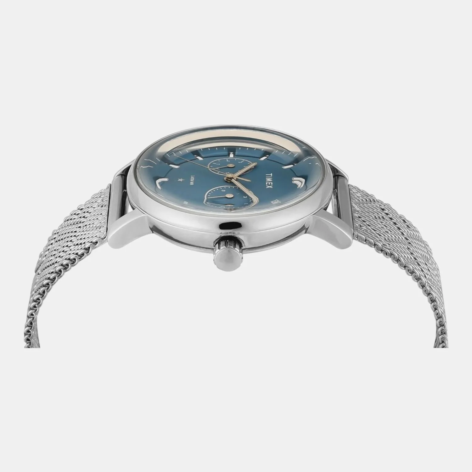 Fashion Women Quartz Blue Dial Multi-Function Stainless Steel Watch TWEL20301 - Image 3