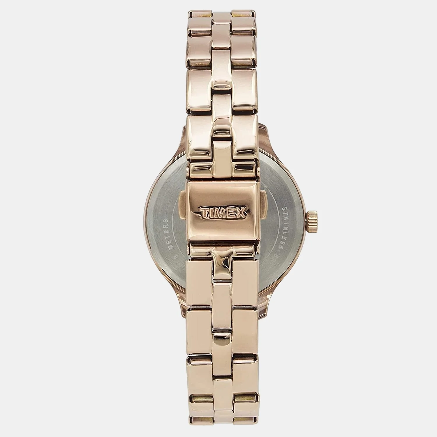 Fashion Women Quartz Rose Gold Dial Chronograph Stainless Steel Watch TWEL14803 - Image 5