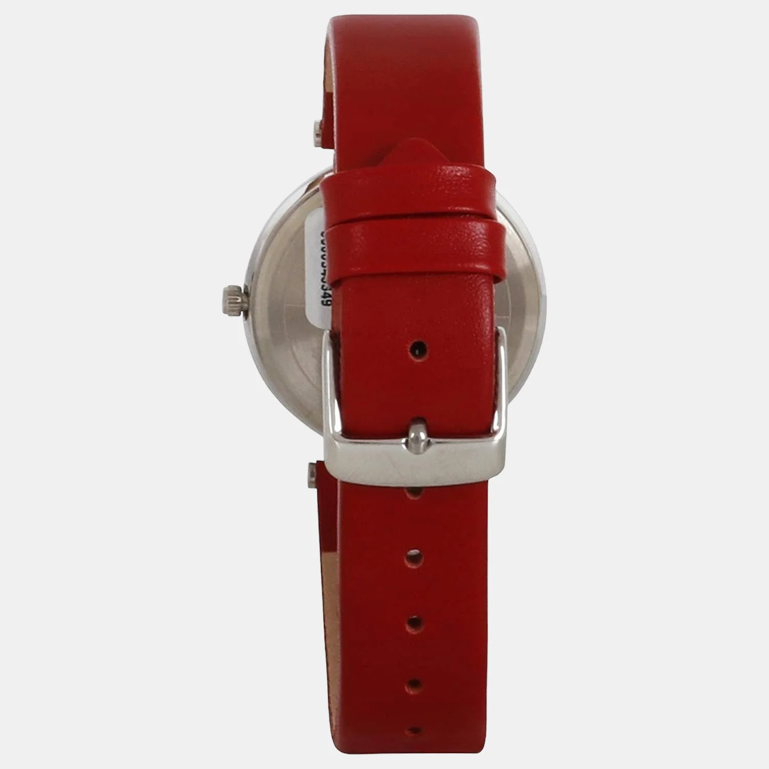Fashion Women Quartz Silver Dial Analog Leather Watch TWEL11815 - Image 3