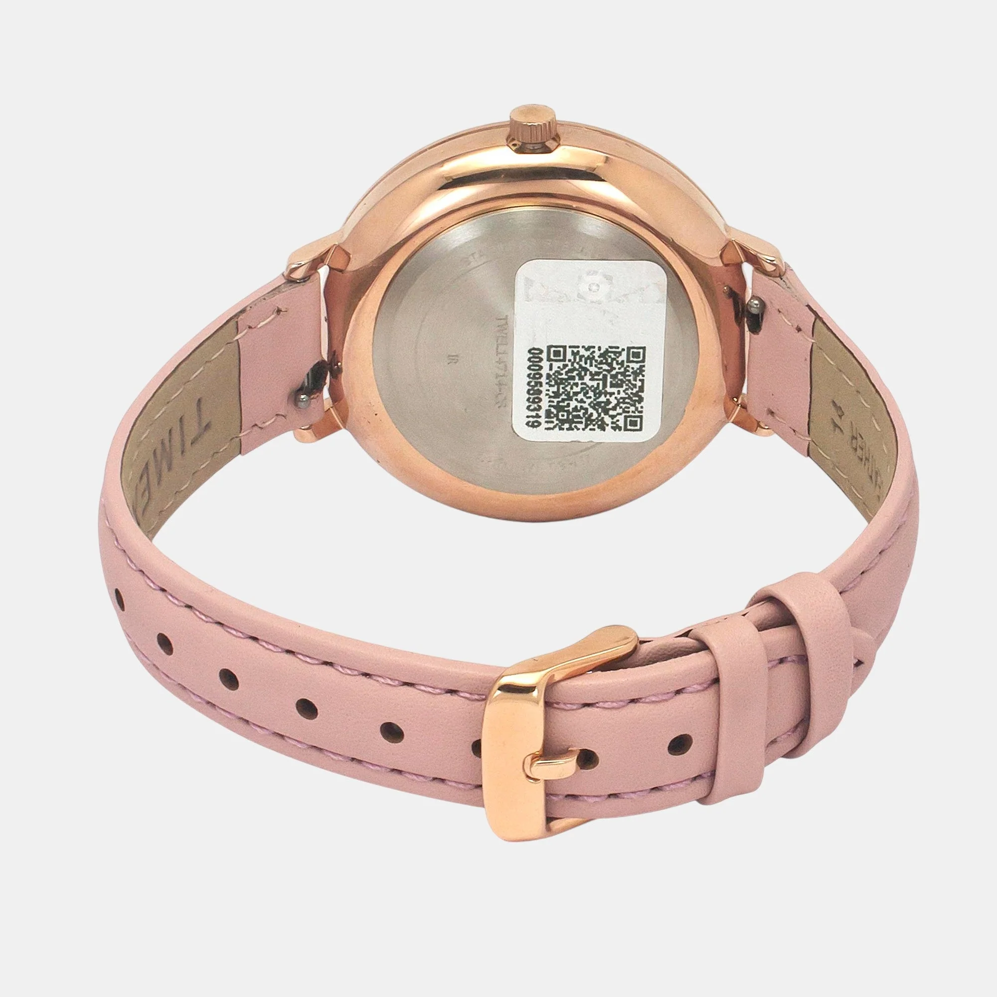 Fashion Women Quartz Silver Dial Analog Leather Watch TWEL14714 - Image 4
