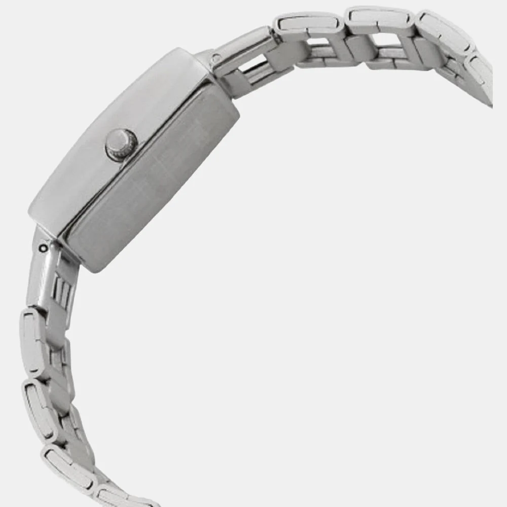 Fashion Women Quartz Silver Dial Analog Stainless Steel Watch TWEL11300 - Image 3