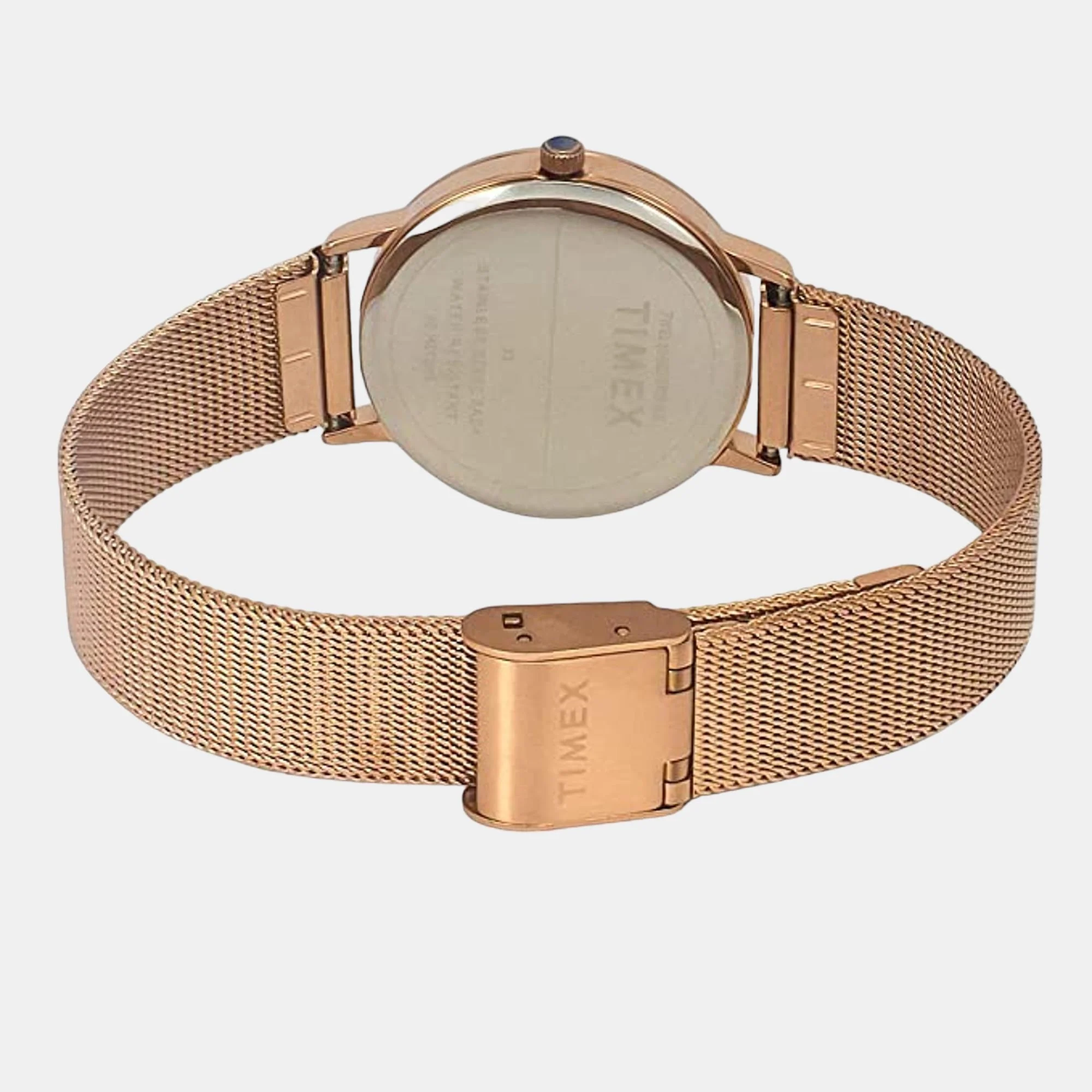 Fashion Women Quartz White Dial Analog Stainless Steel Watch TWEL15606 - Image 2