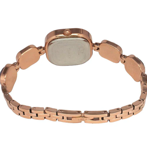 Timex Fria Women Off White Square Analog Watch 25.6mm TWEL17104 - Image 3