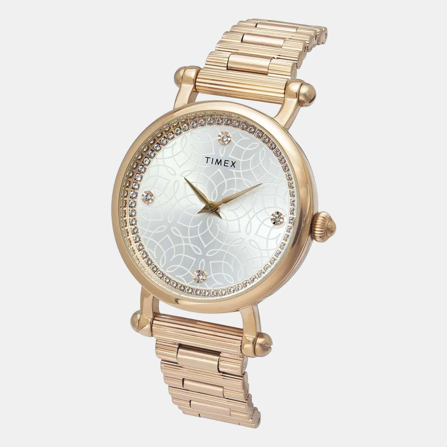 Fria Women Quartz Silver Dial Analog Stainless Steel Watch TWEL14301 - Image 4