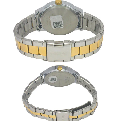 Timex Unisex Teal Round Dial Analog Pair Watches 44mm & 36mm TW00PR315 - Image 3