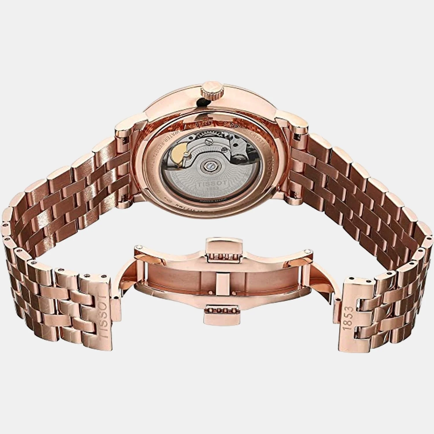 Carson Men Automatic Silver Dial Analog Stainless Steel Watch T1224073303100 - Image 3