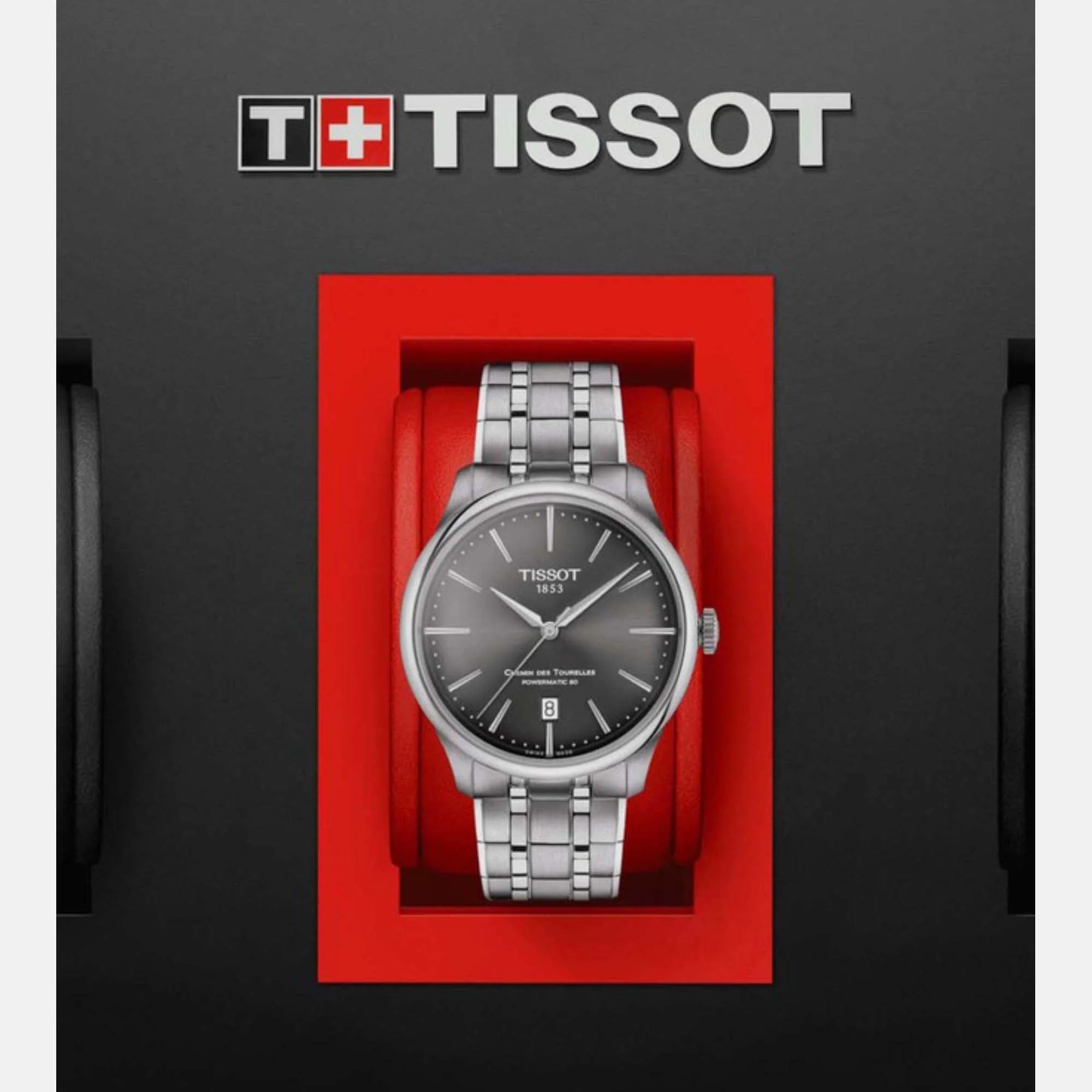 Chemin Des Tourelles Men Automatic Grey Dial Analog Stainless steel Watch T1398071106100 - Image 4