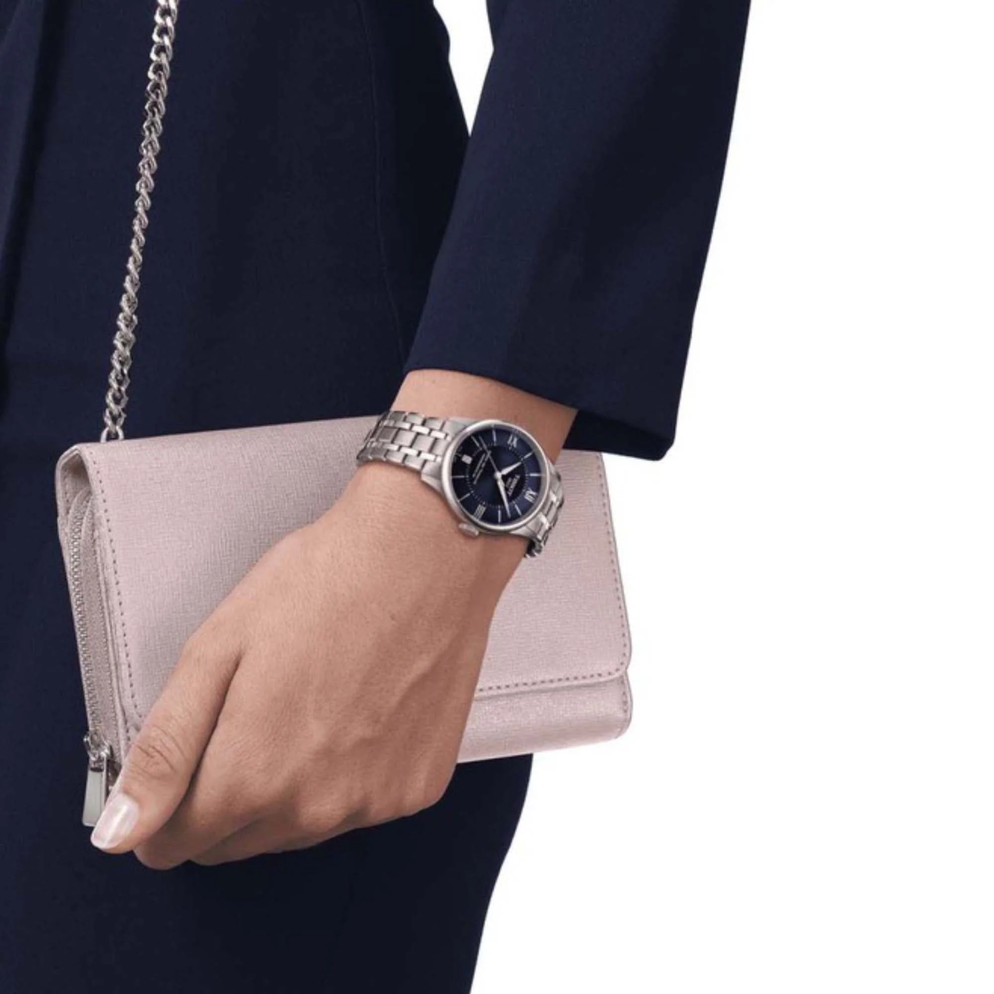 Chemin Des Tourelles Women Automatic Blue Dial Analog Stainless steel Watch T1392071104800 - Image 7