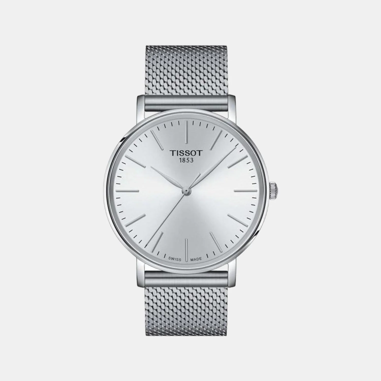 Everytime Men Quartz White Dial Analog Stainless Steel Watch T1434101101100