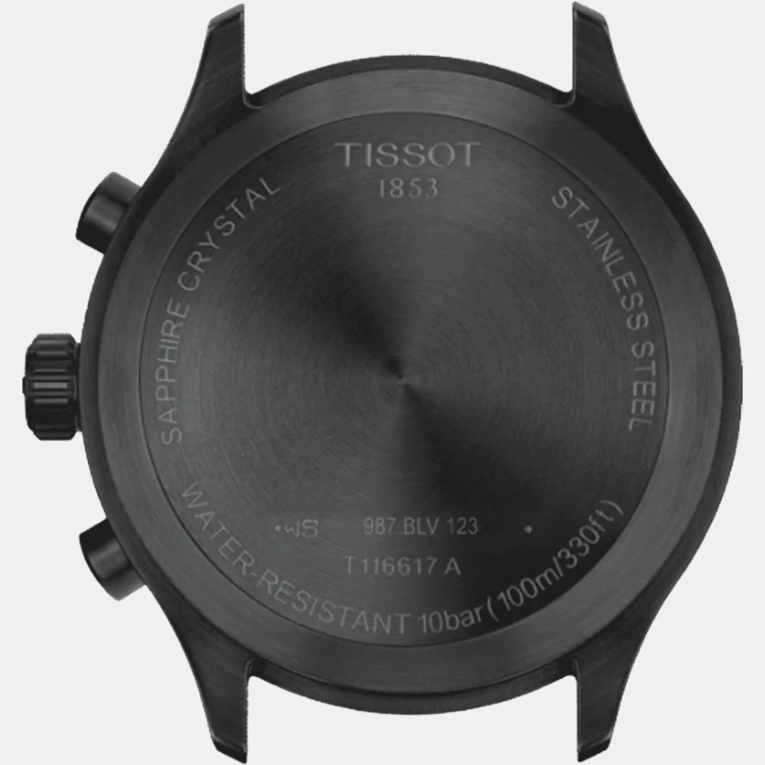 Chrono Xl Vintage Men's Black Leather Watch T1166173605200 - Image 3
