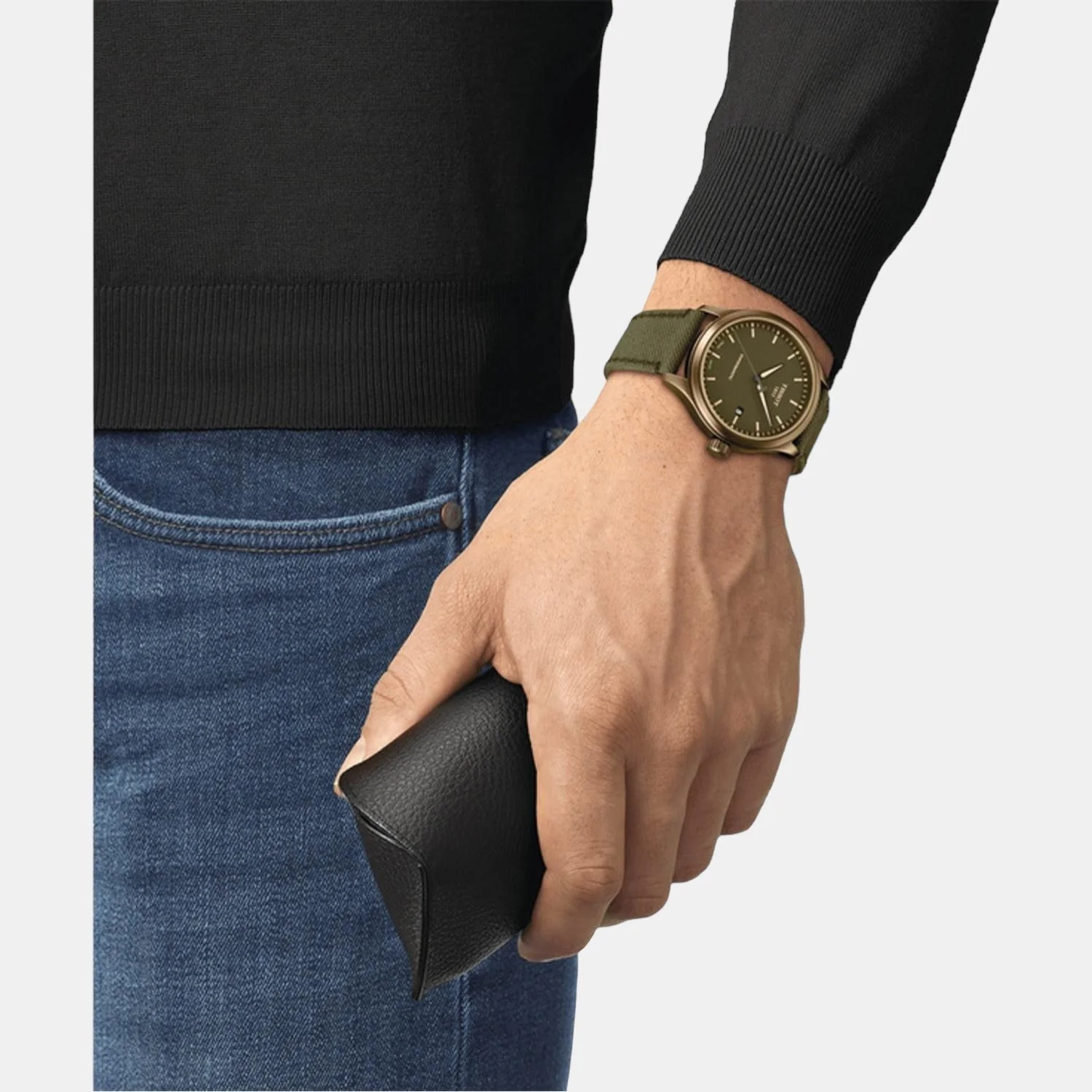 Gent Xl Men Analog Leather Watch T1164073709100 - Image 5
