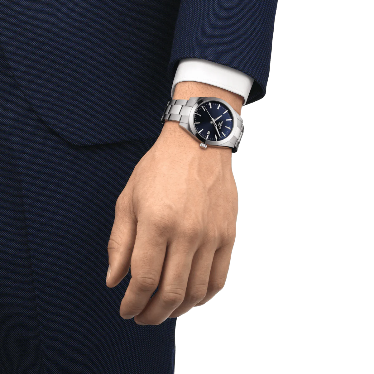 Tissot T-Classic Blue Dial Men 40mm - Image 2
