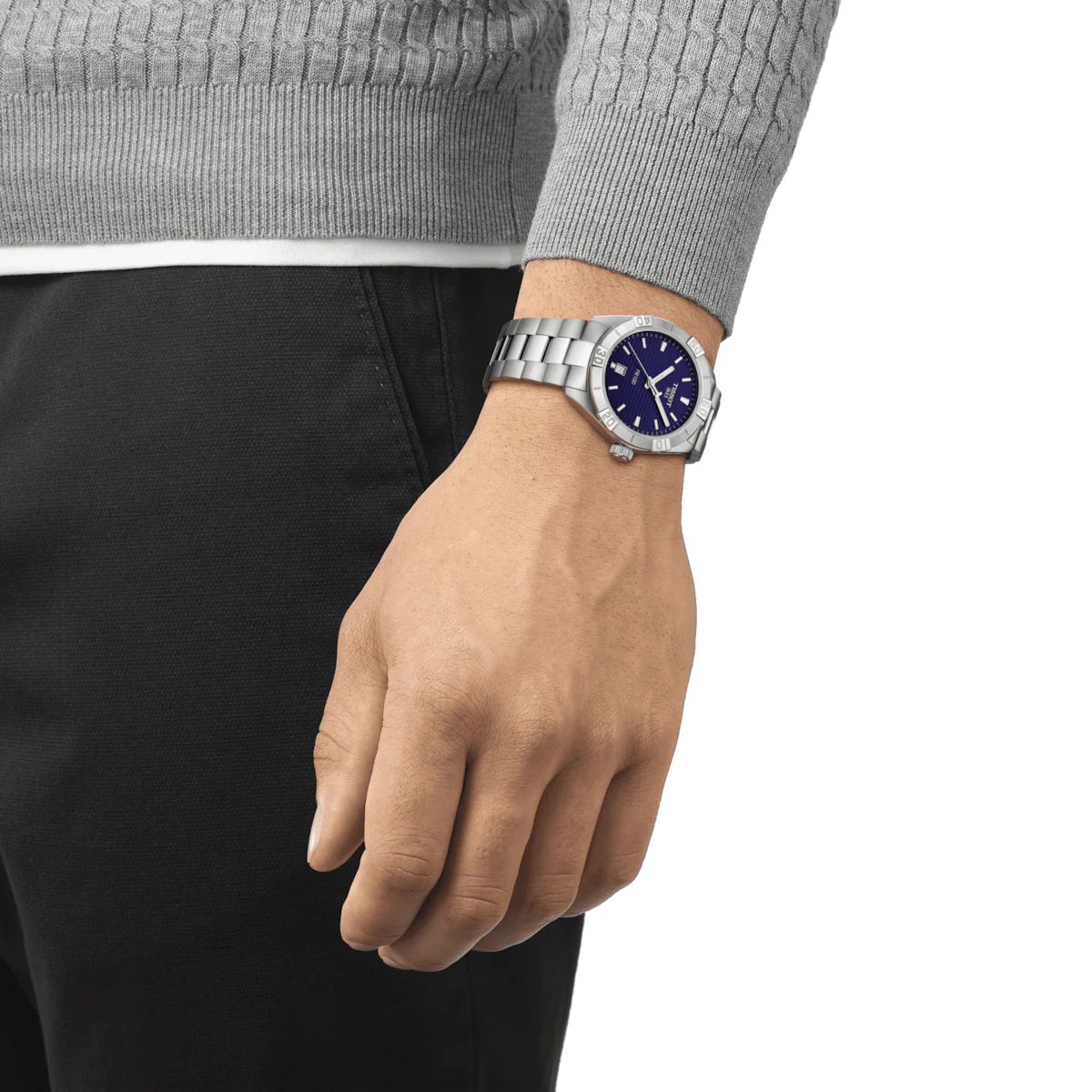 Tissot T-Classic Blue Dial Men 42mm - Image 2