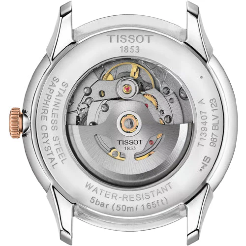 Tissot T-Classic Chemin Des Tourelles Powermatic 80 Silver Dial Men 42mm T1394072203800 - Image 2