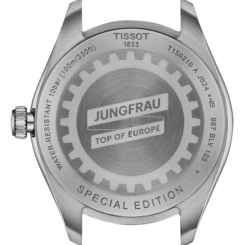 Tissot T-Classic PR100 Jungfraubahn Quartz Blue Dial Women 34mm T1502101104101 - Image 2