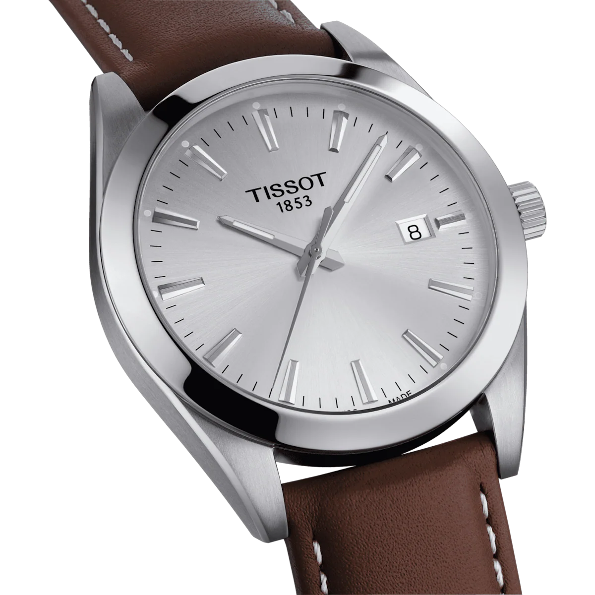 Tissot T-Classic Silver Dial Men 40mm - Image 3