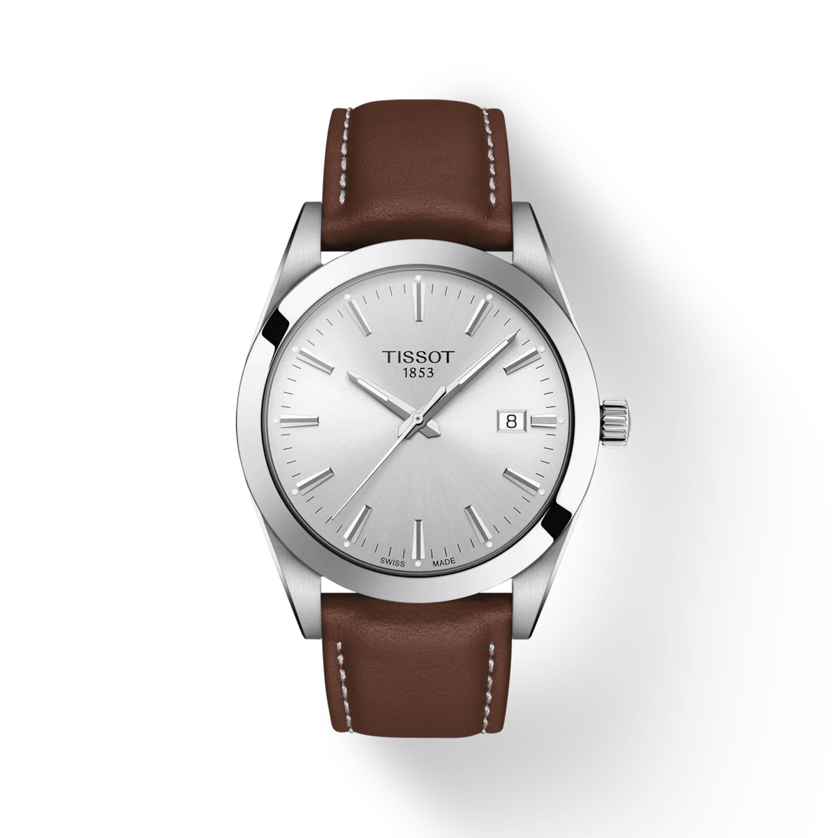 Tissot T-Classic Silver Dial Men 40mm - Image 4