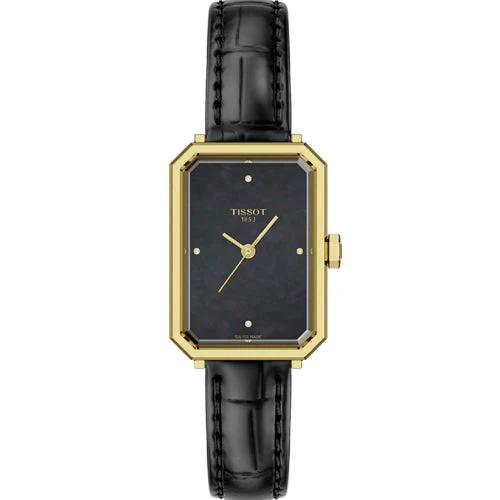 Tissot T-Classic SRV Black Mother-Of-Pearl Dial Women 30mm T160.110.36.126.00