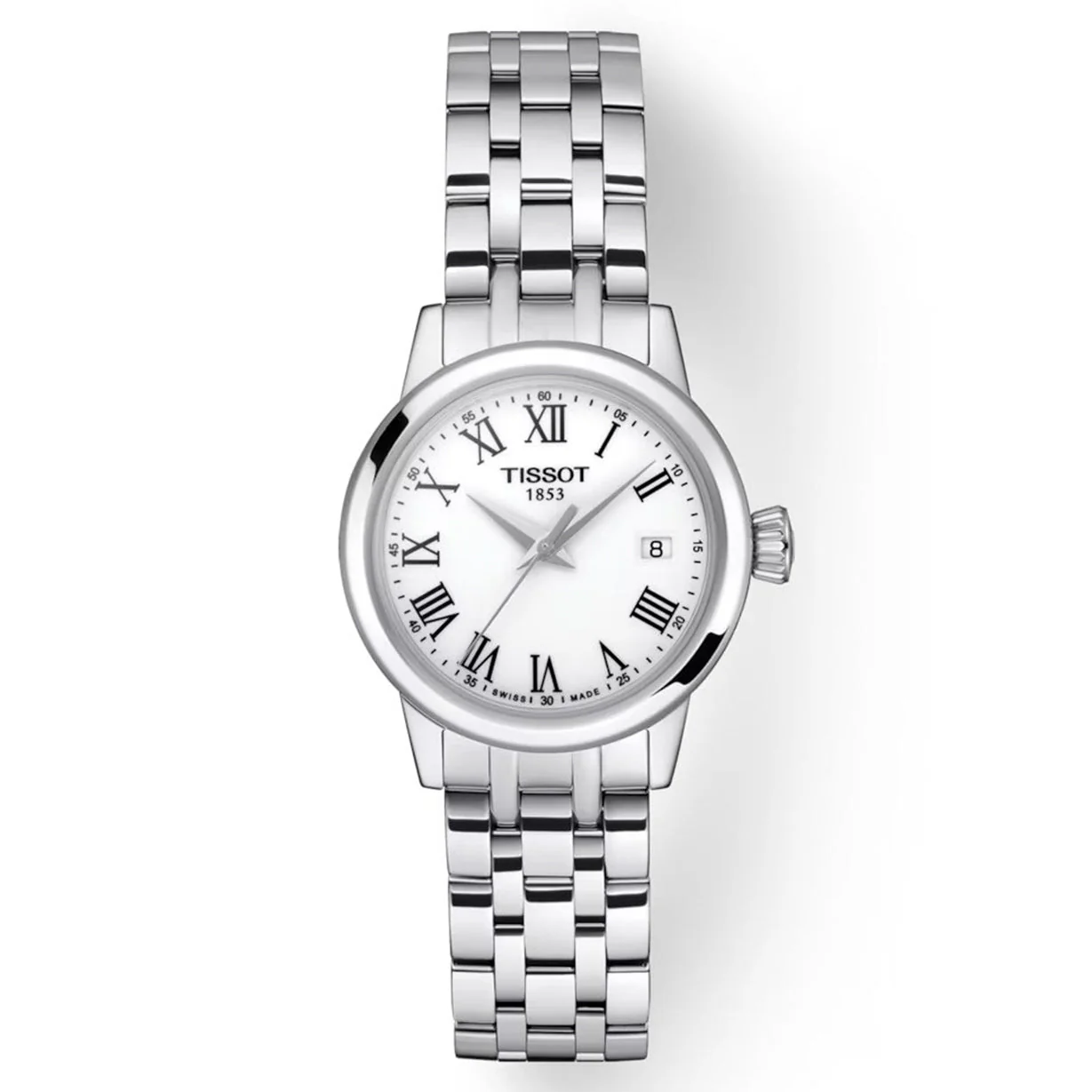 Tissot T-Classic White Dial Women 28mm - Image 5