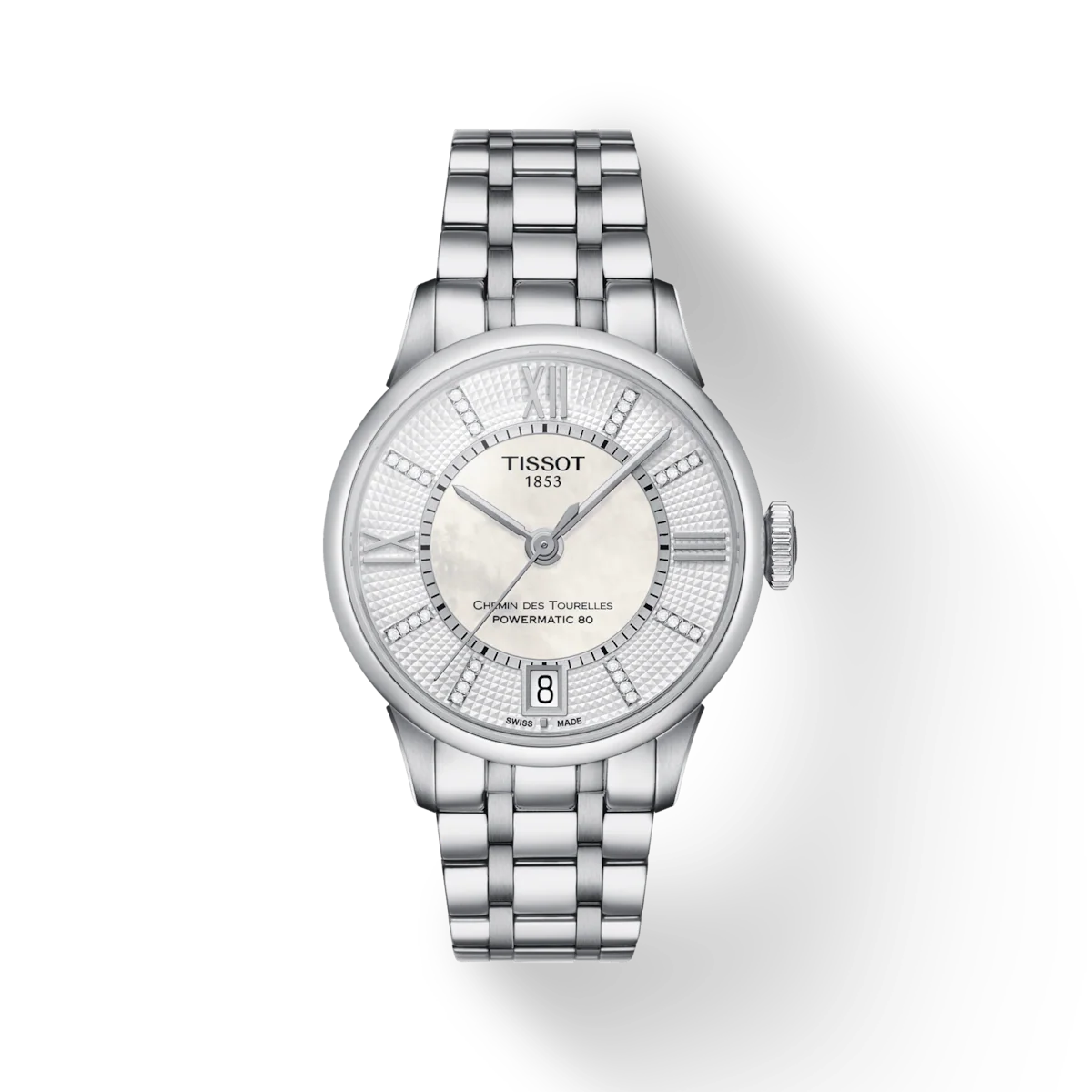 Tissot T-Classic White Mother-Of-Pearl Dial Women 32mm - Image 2
