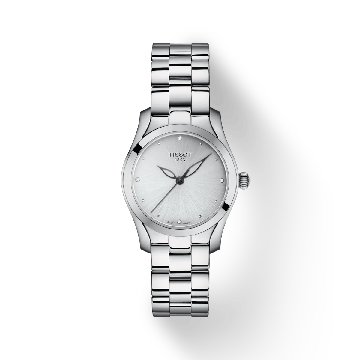 Tissot T-Lady T-Wave Silver Dial Women 30mm - Image 3