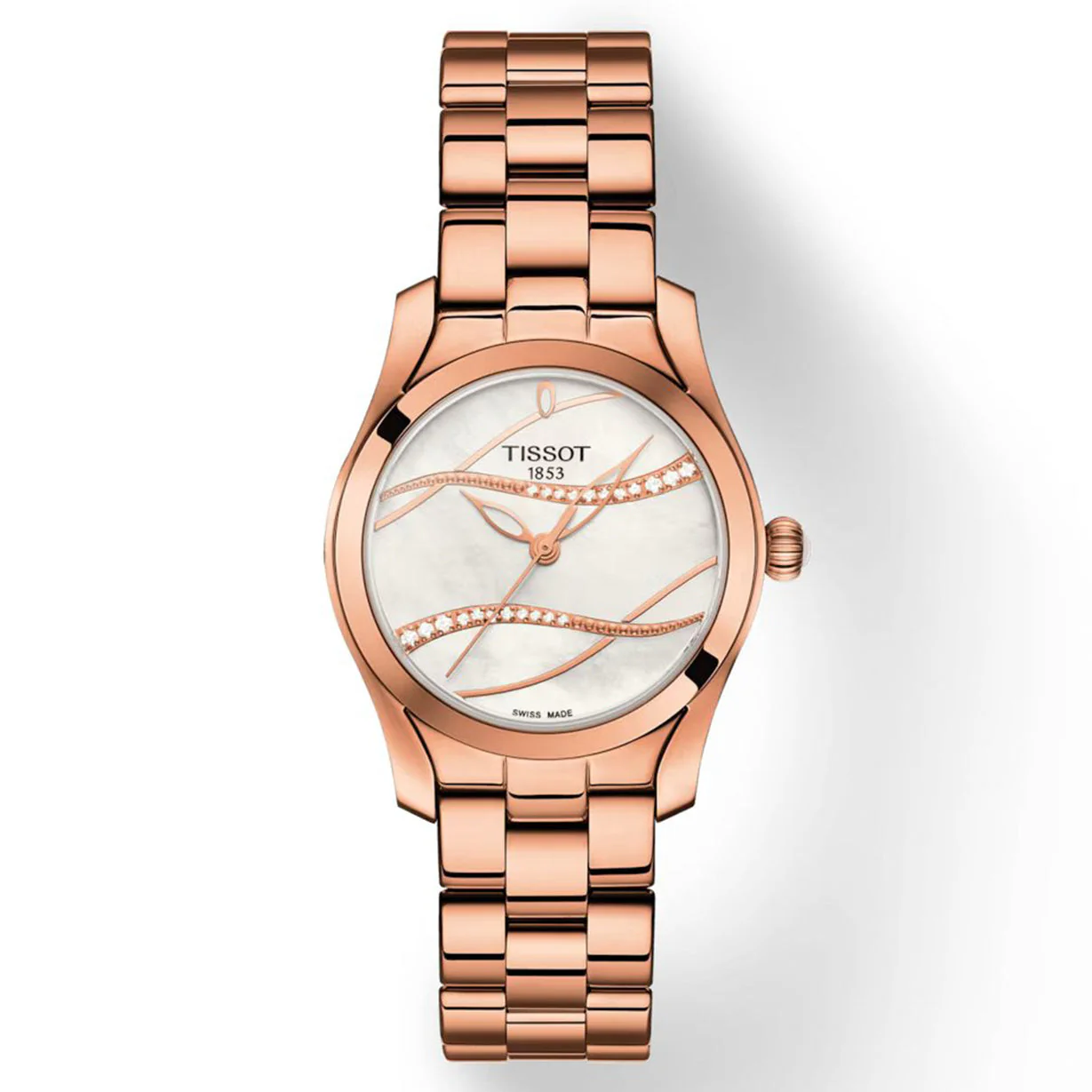 Tissot T-Lady White Mother-Of-Pearl Dial Women 30mm - Image 4