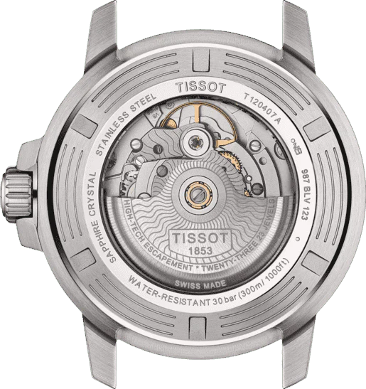 Tissot T-Sport Black & Blue Dial Men 43mm