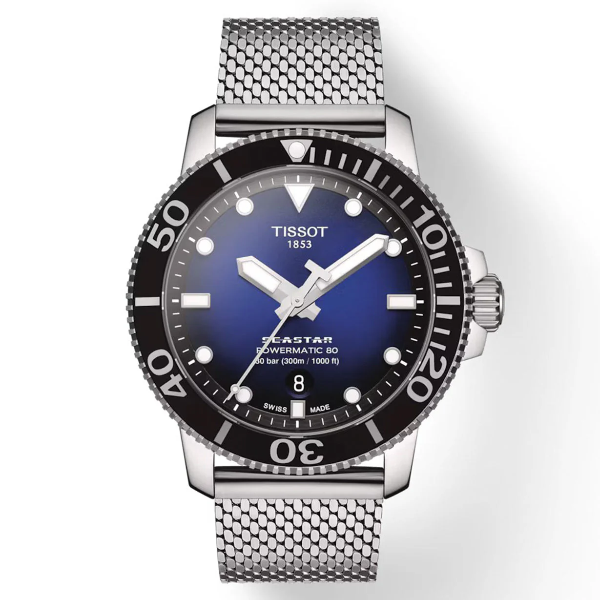 Tissot T-Sport Black & Blue Dial Men 43mm - Image 3