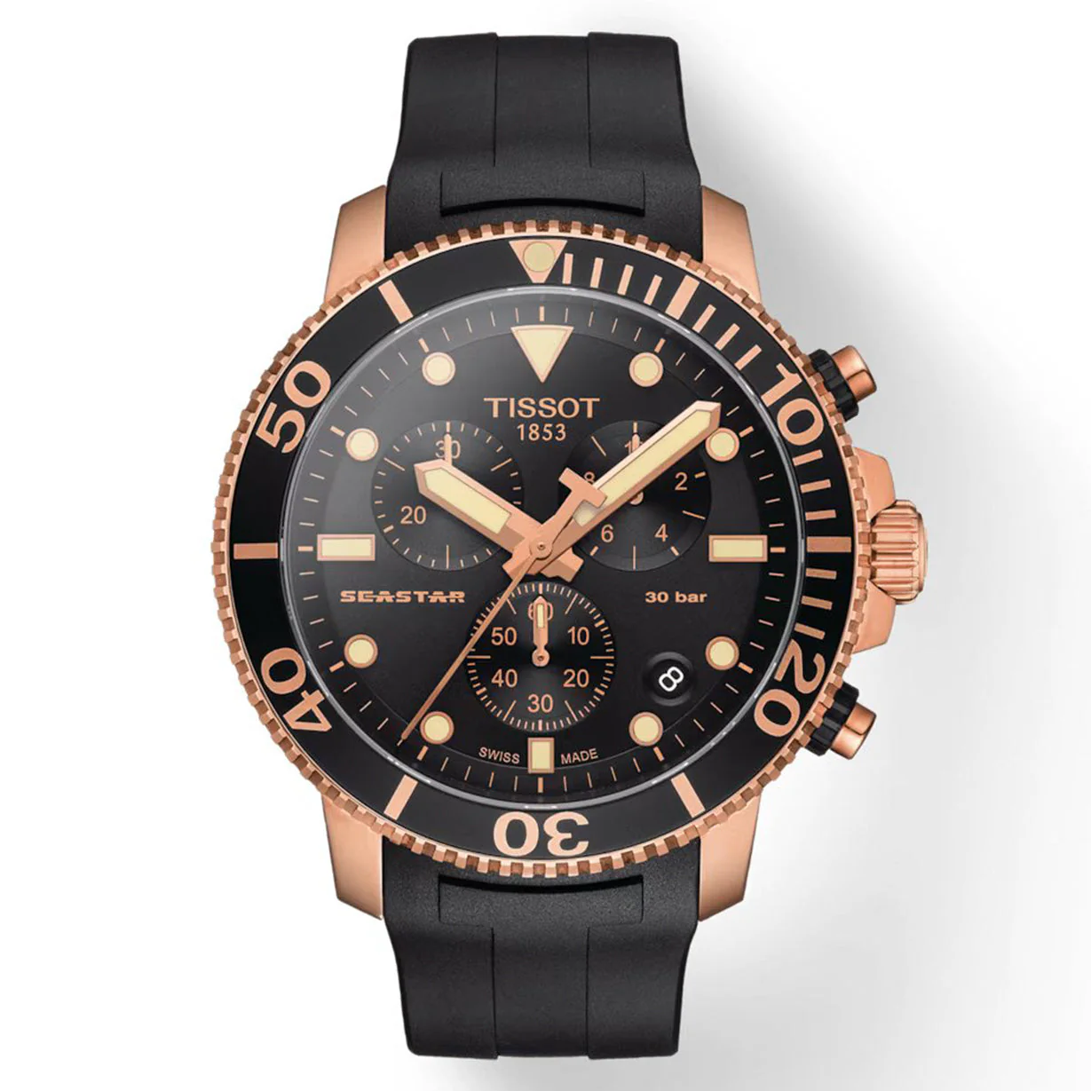 Tissot T-Sport Black Dial Men 45.5mm - Image 4
