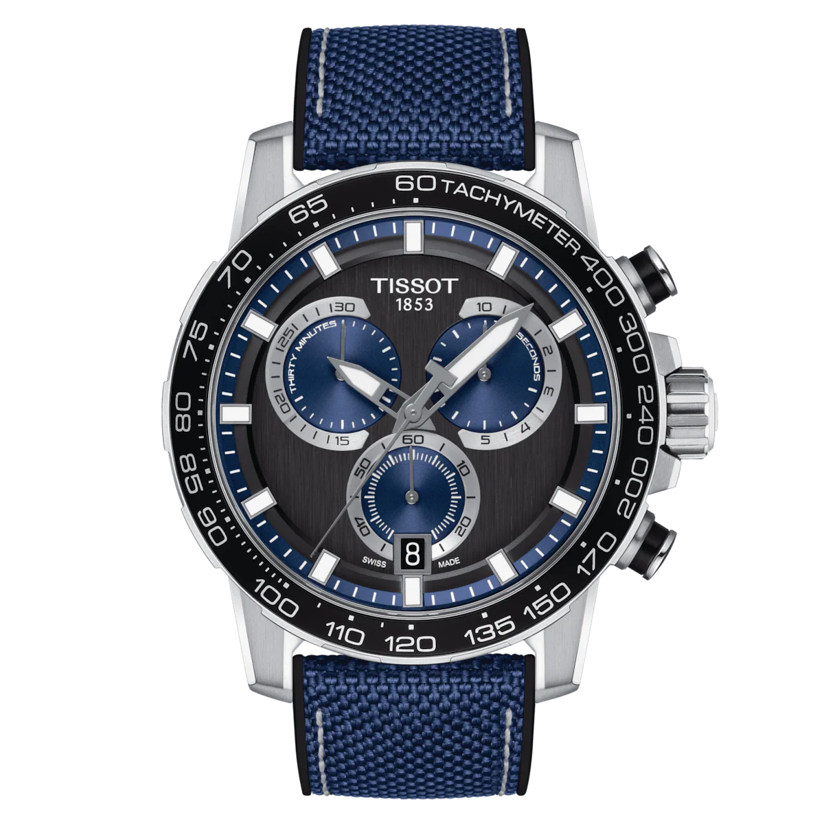 Tissot T-Sport Black Dial Men 45.5mm