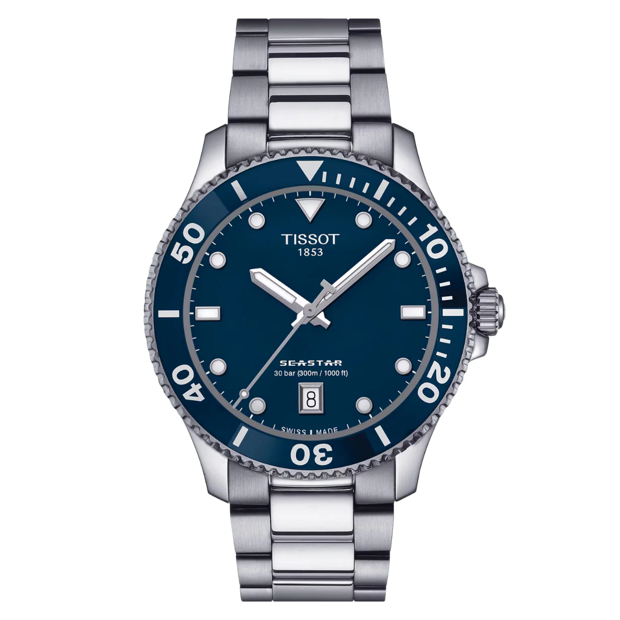 Tissot T-Sport Blue Dial Men 40mm - Image 4