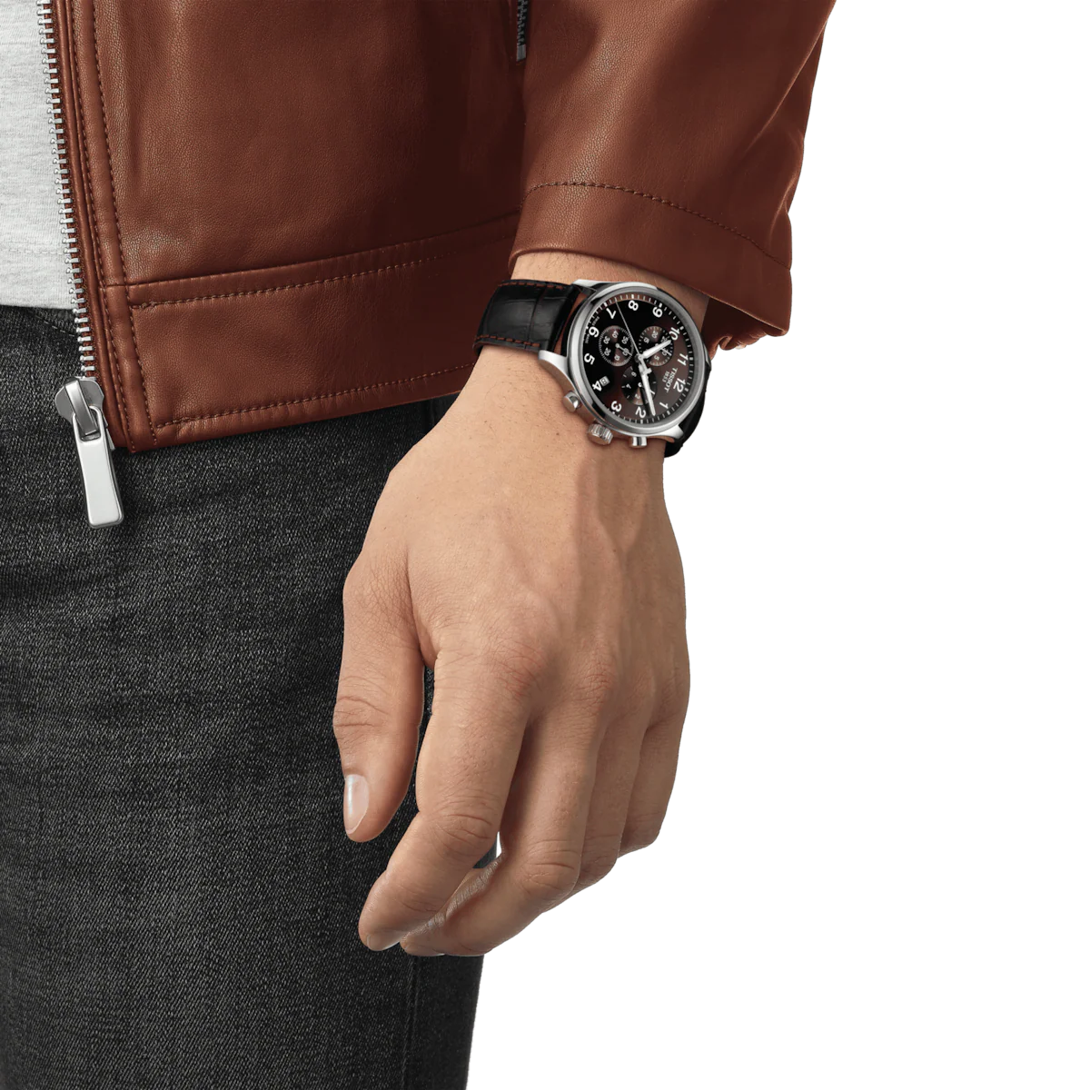 Tissot T-Sport Brown Dial Men 45mm - Image 2