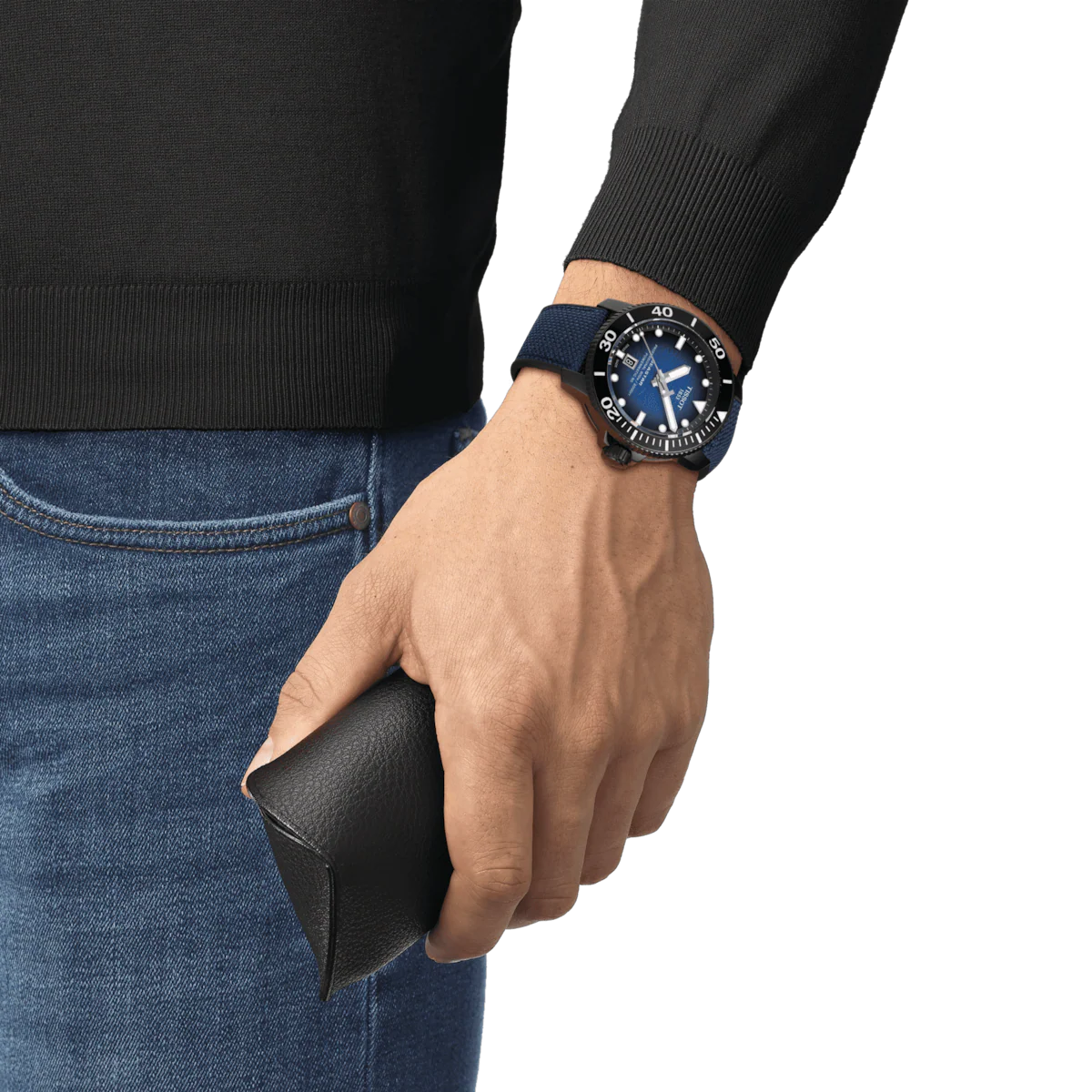 Tissot T-Sport Graded Blue & Black Dial Men 46mm - Image 2