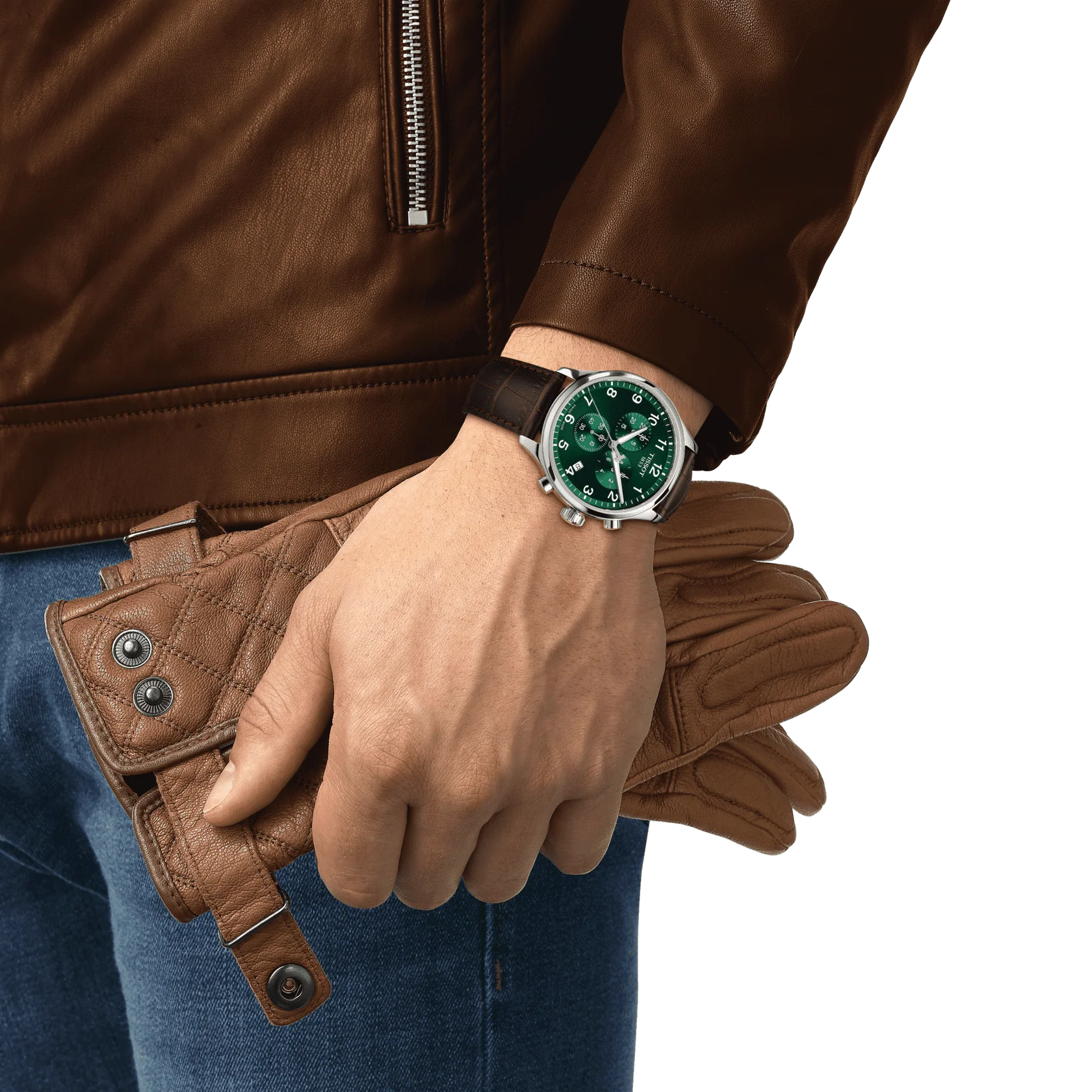 Tissot T-Sport Green Dial Men 45mm - Image 2