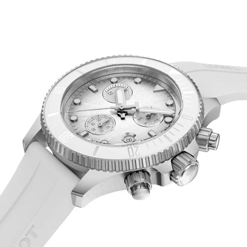 Tissot T-Sport Seastar 1000 Quartz Chronograph 38mm Graded White & Grey Dial Unisex T1202171701100 - Image 4