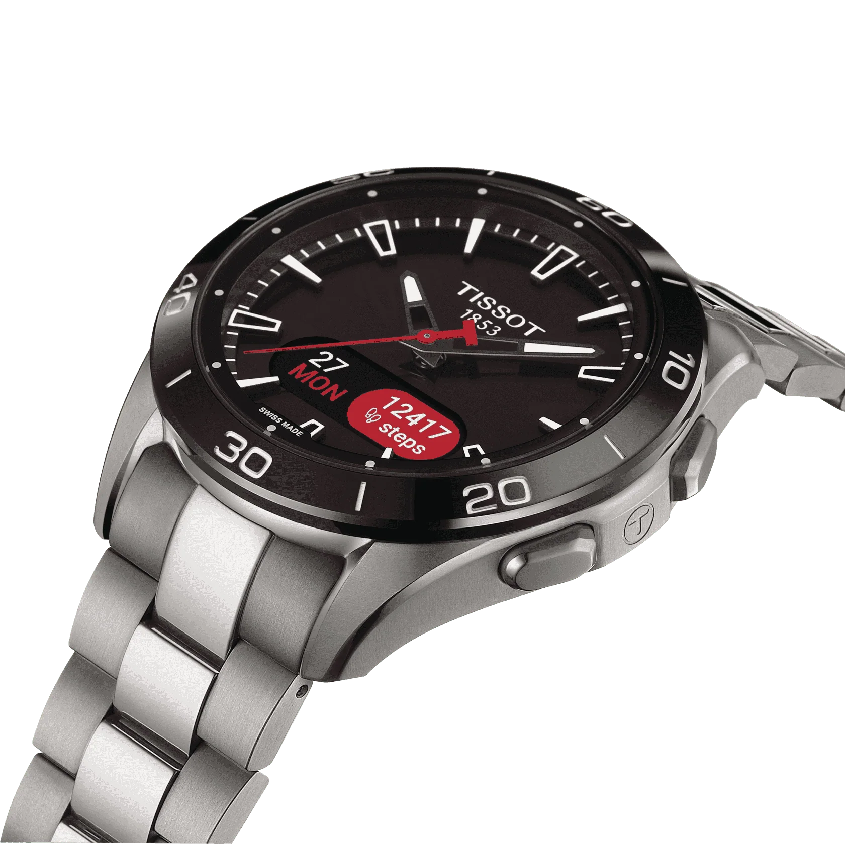 Tissot T-Touch Connect Sport Black Dial Men 43.75mm - Image 3