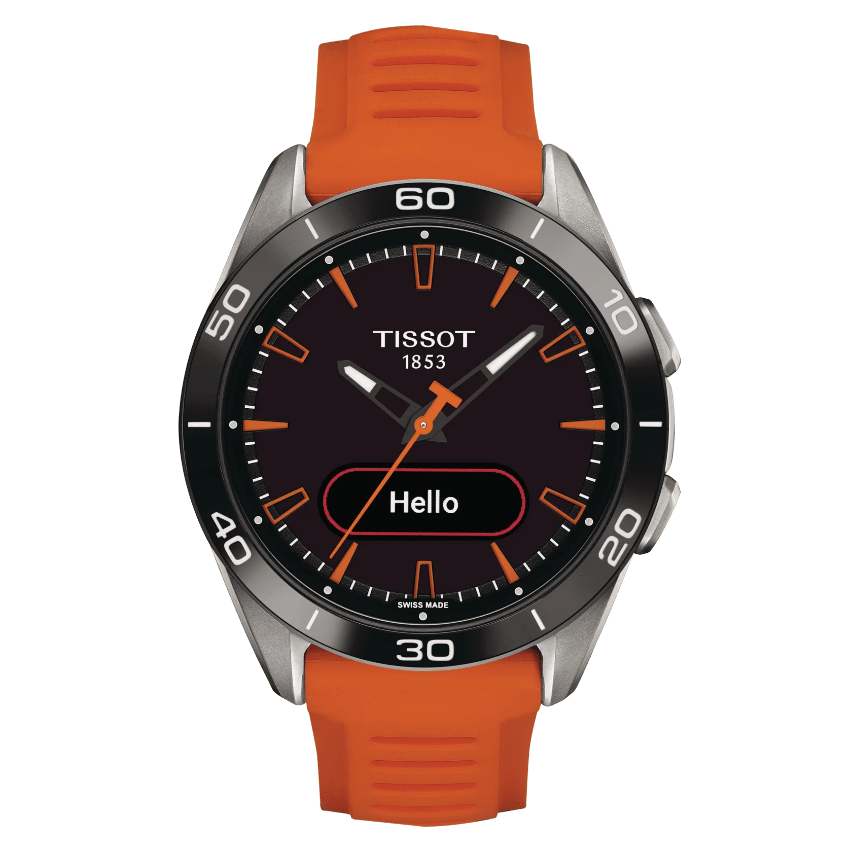 Tissot T-Touch Connect Sport Black Dial Men 43.75mm