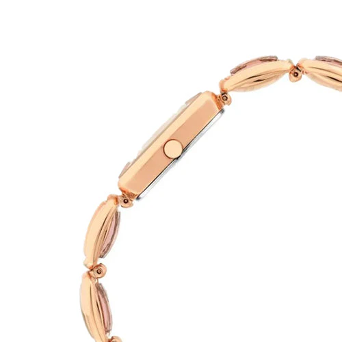Titan Raga Moments of Joy Mother of Pearl Dial Analog Rose Gold Metal Strap watch for Women 24mm NT95136WM01 - Image 4