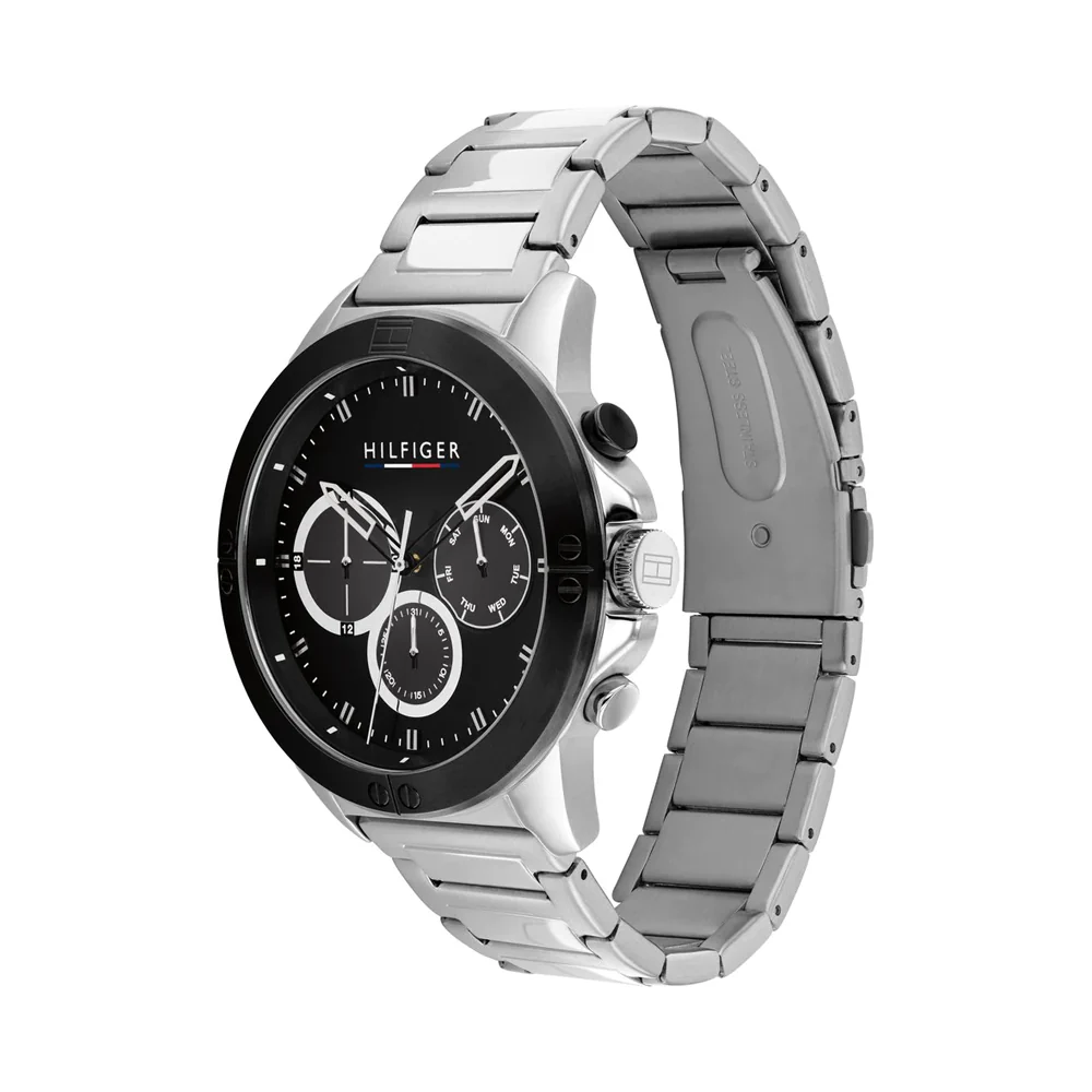 Tommy Hilfiger Harley Black Dial Men 46mm