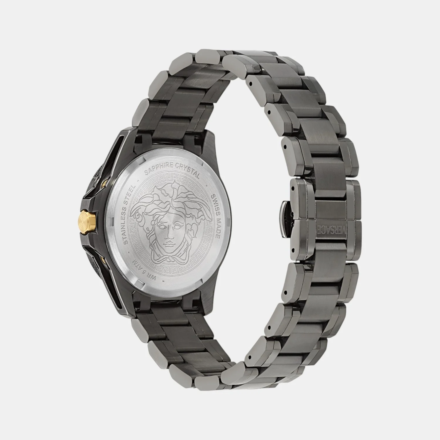 Galaxy Moonphase Men Quartz Black Dial Multi-Function Stainless Steel Watch VE0K00525 - Image 3
