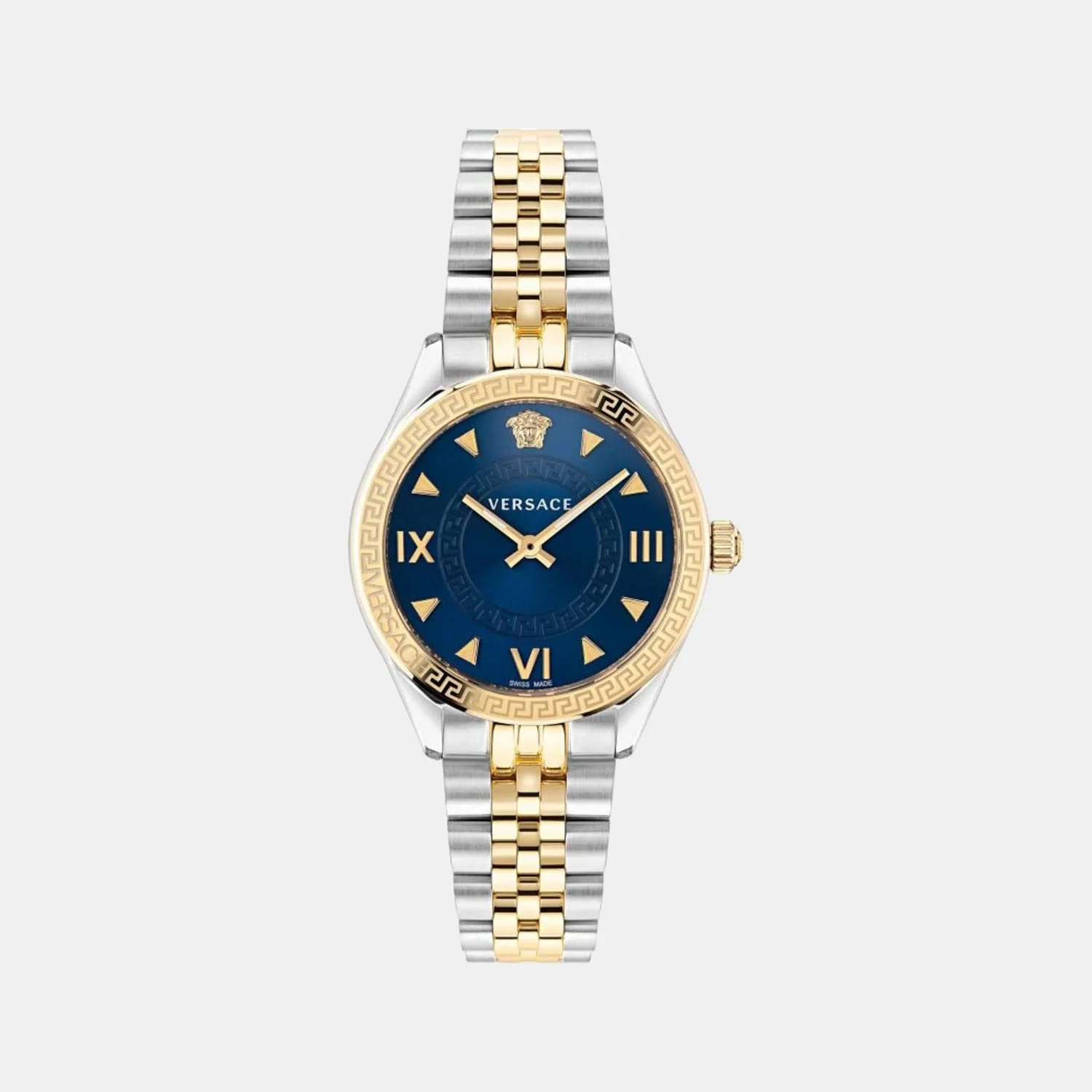 Hellenyium Women Quartz Blue Dial Analog Stainless Steel Watch VE2S00522