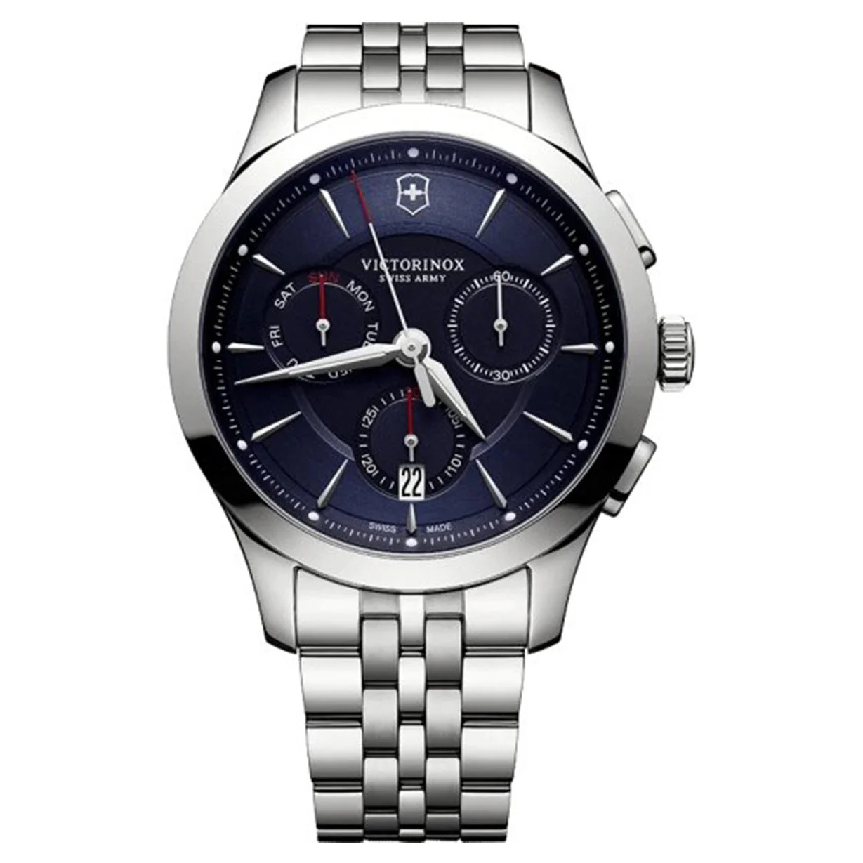 Victorinox Alliance Silver Stainless Steel Men 44mm - Image 4