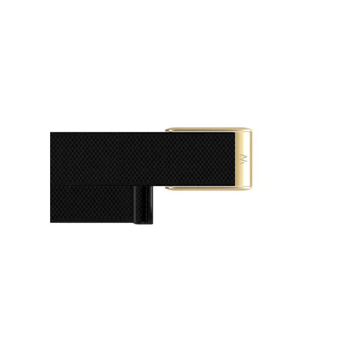 Whoop 5.0 Superknit Luxe Obsidian with Gold Band Only