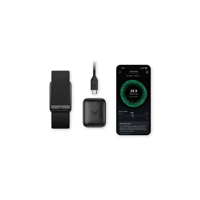 Whoop 5.0 Superknit Obsidian Band (12 Month Peak Subscription Included) - Image 2