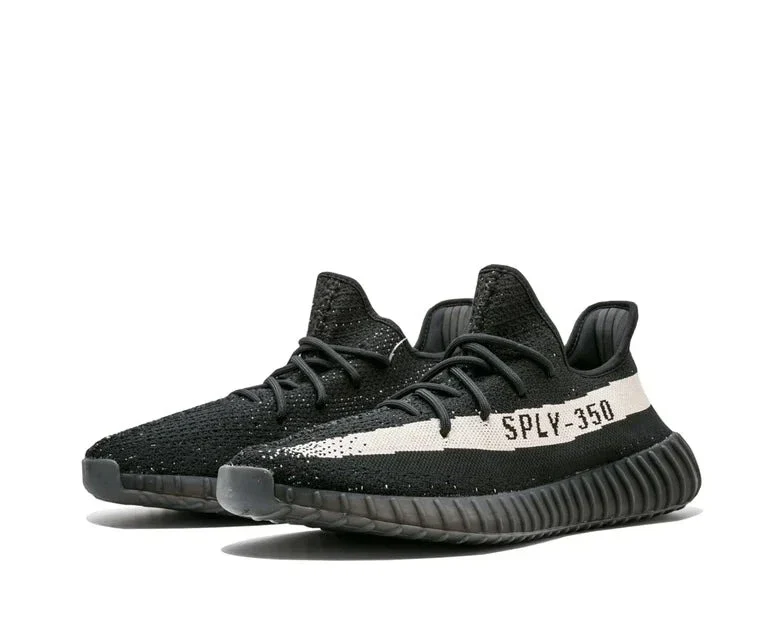YEEZY BOOST 350 V2 CORE BLACK WHITE - Image 2