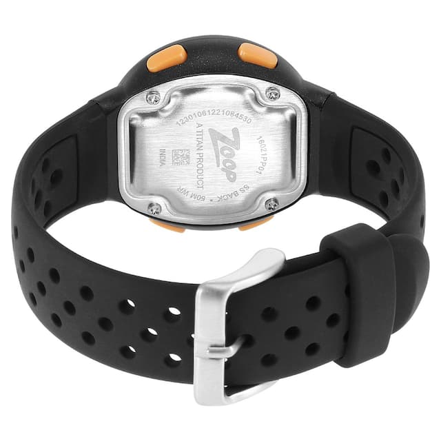Zoop Digital Black Dial Silicone Strap - Image 2